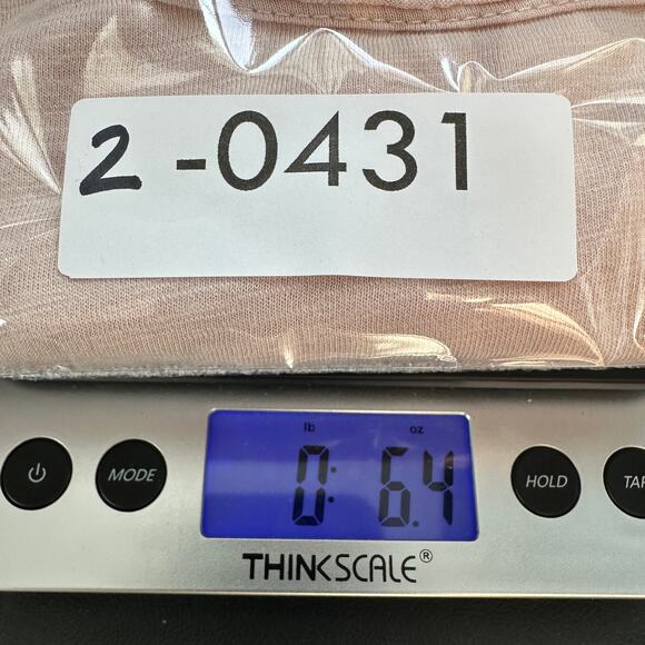 Neiman Marcus Blouse Top Large Pastel Pink Blush Ruffle Handkerchief Hem Cottage - Picture 9 of 9